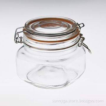 Storage Jar with 107mm Top, 107mm Bottom and 102mm Height, Suitable for Daily Use